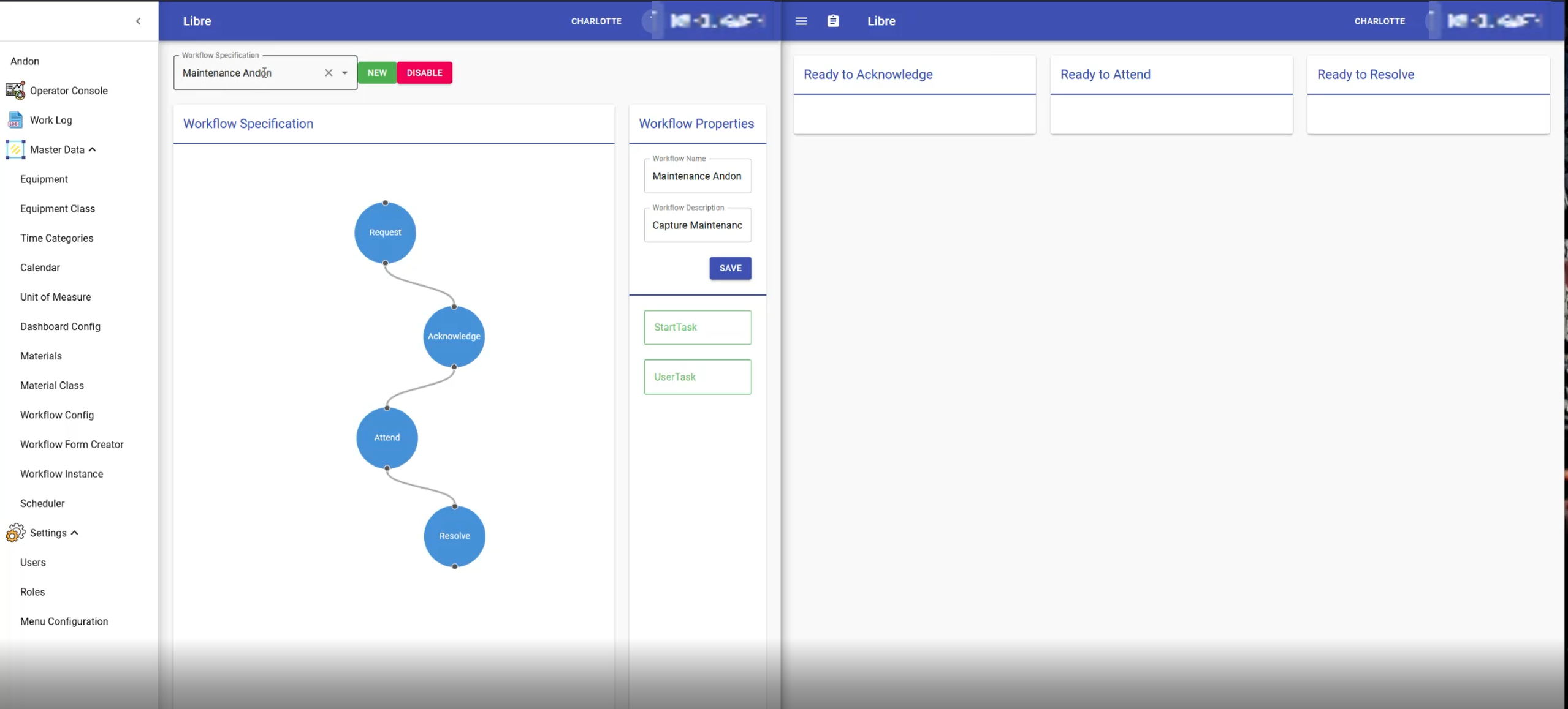 ANDON Workflow